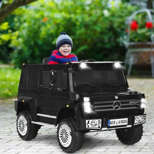 12V Off Road Mercedes-Benz Unimog Ride On Car-Black