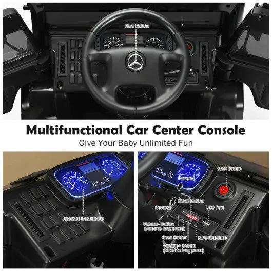 12V Off Road Mercedes-Benz Unimog Ride On Car-Black