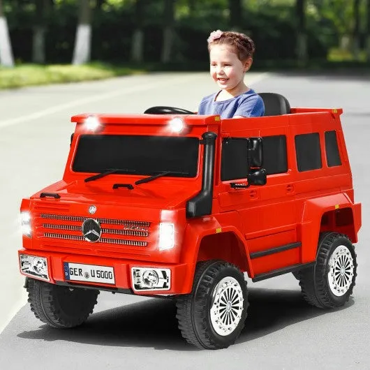 12V Off Road Mercedes-Benz Unimog Ride On Car-Red