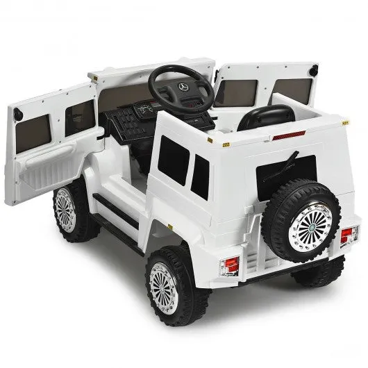 12V Off Road Mercedes-Benz Unimog Ride On Car-White