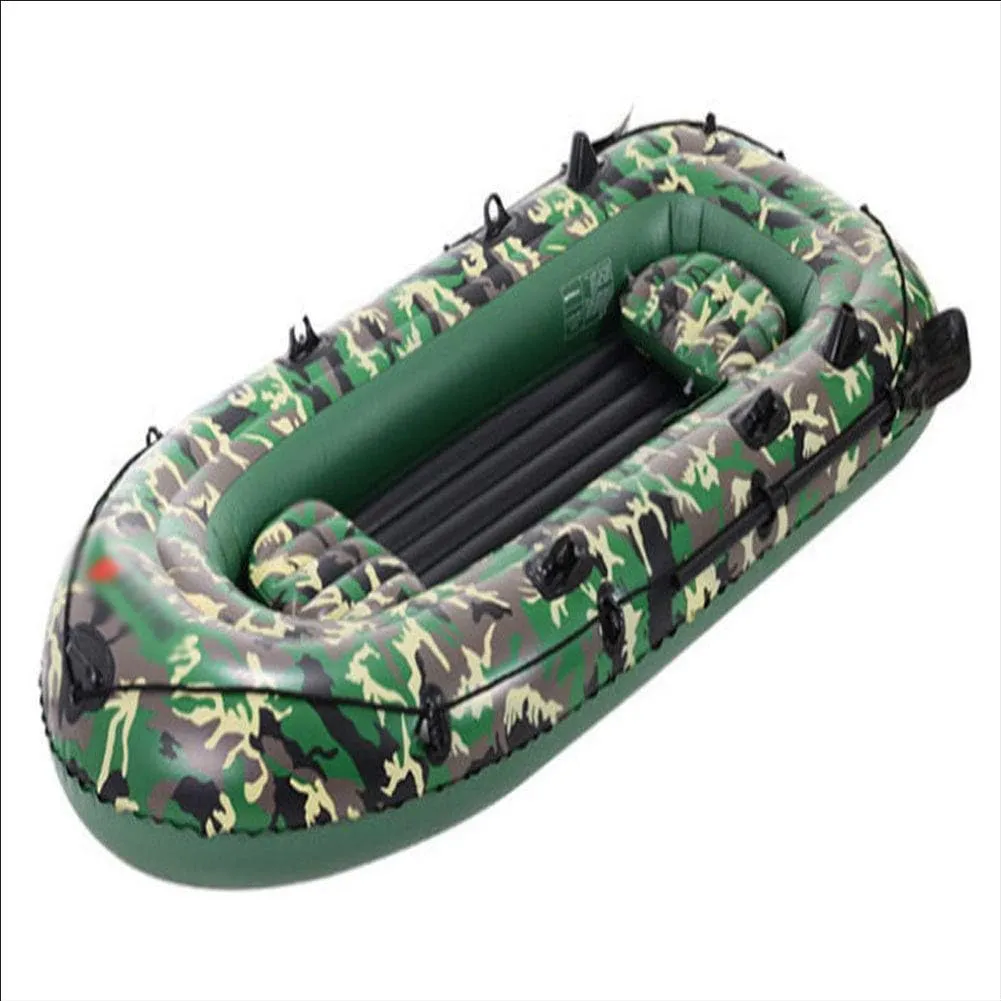 2 Person Inflatable Boat Thicken Raft Kayak Assault Rubber Boats,WearResisting Hovercraft Dinghies