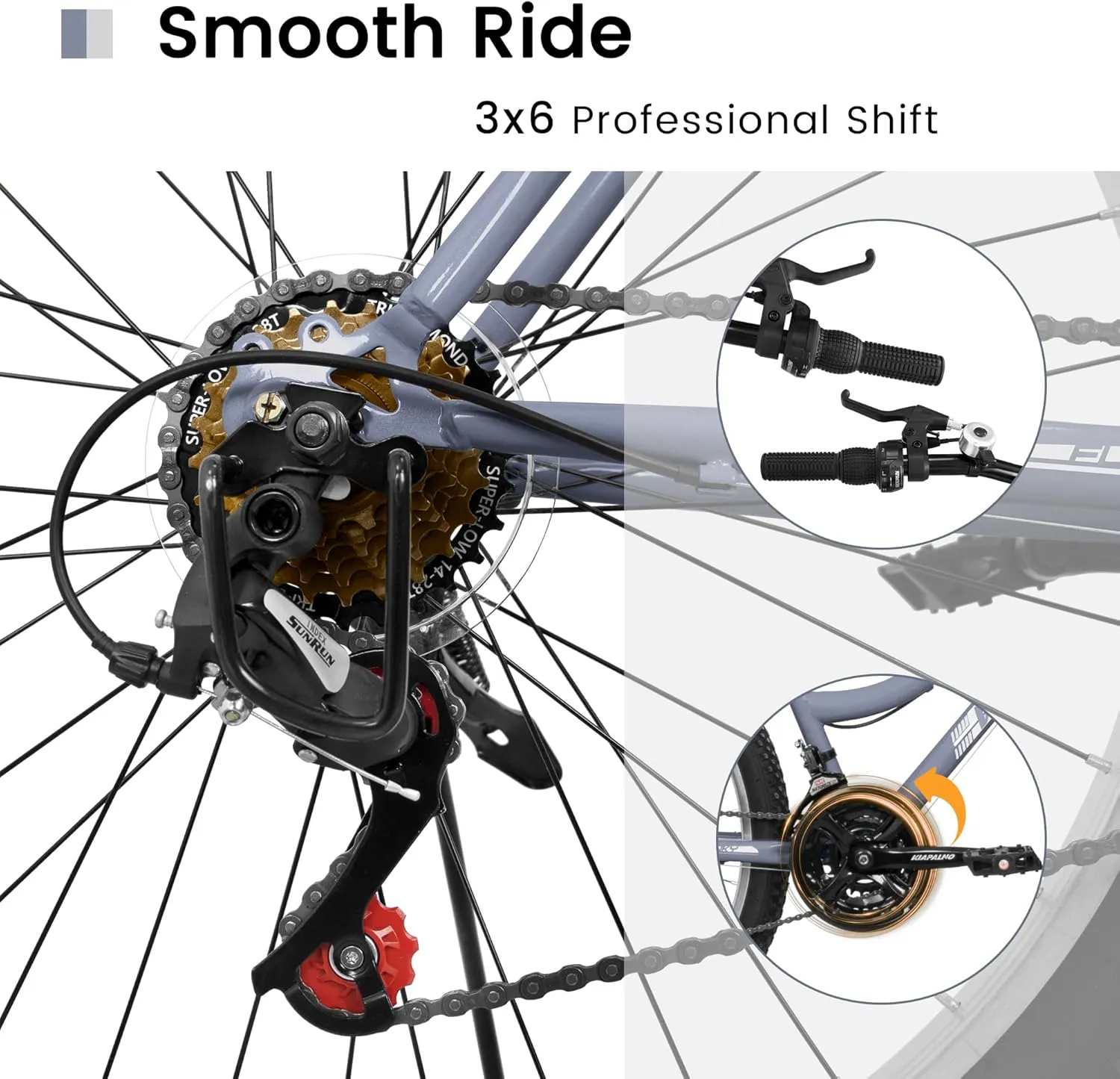 24/26/27.5 Inch, Dual Full Suspension Mountain Bike, 21 Speed Summer Travel, Mens Womens Outdoor Cycling Commuting City Bike to School Work, Birthday Gifts Bicycles
