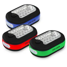 27 LED Compact Work Light Magnetic Flashlight [ 3-Pack Set ]