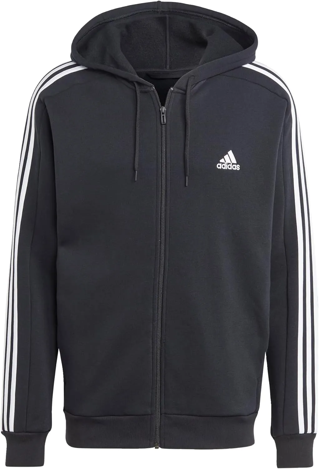 adidas Men's Essentials Fleece 3-Stripes Full-Zip