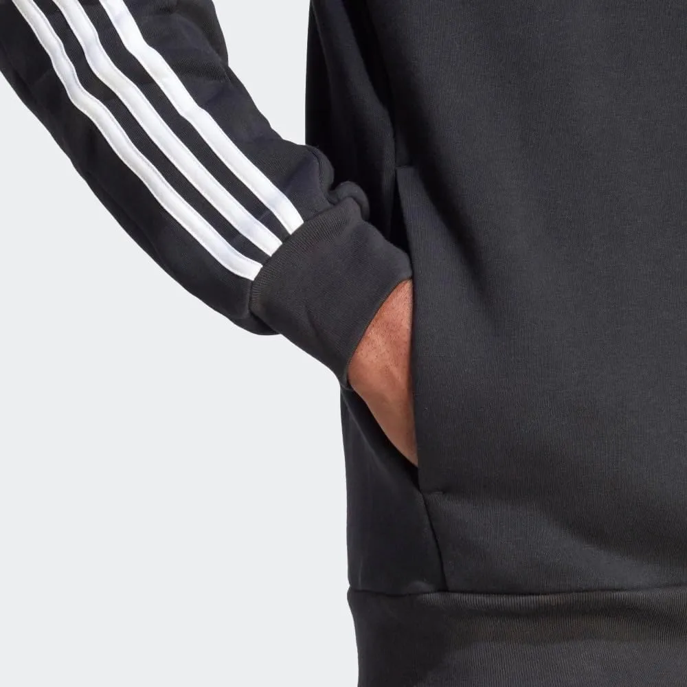 adidas Men's Essentials Fleece 3-Stripes Full-Zip