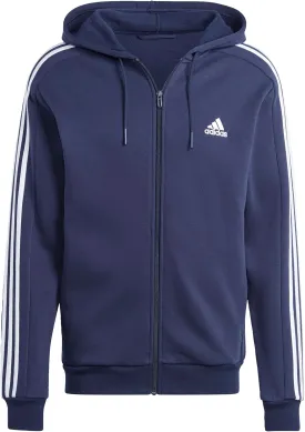 adidas Men's Essentials Fleece 3-Stripes Full-Zip