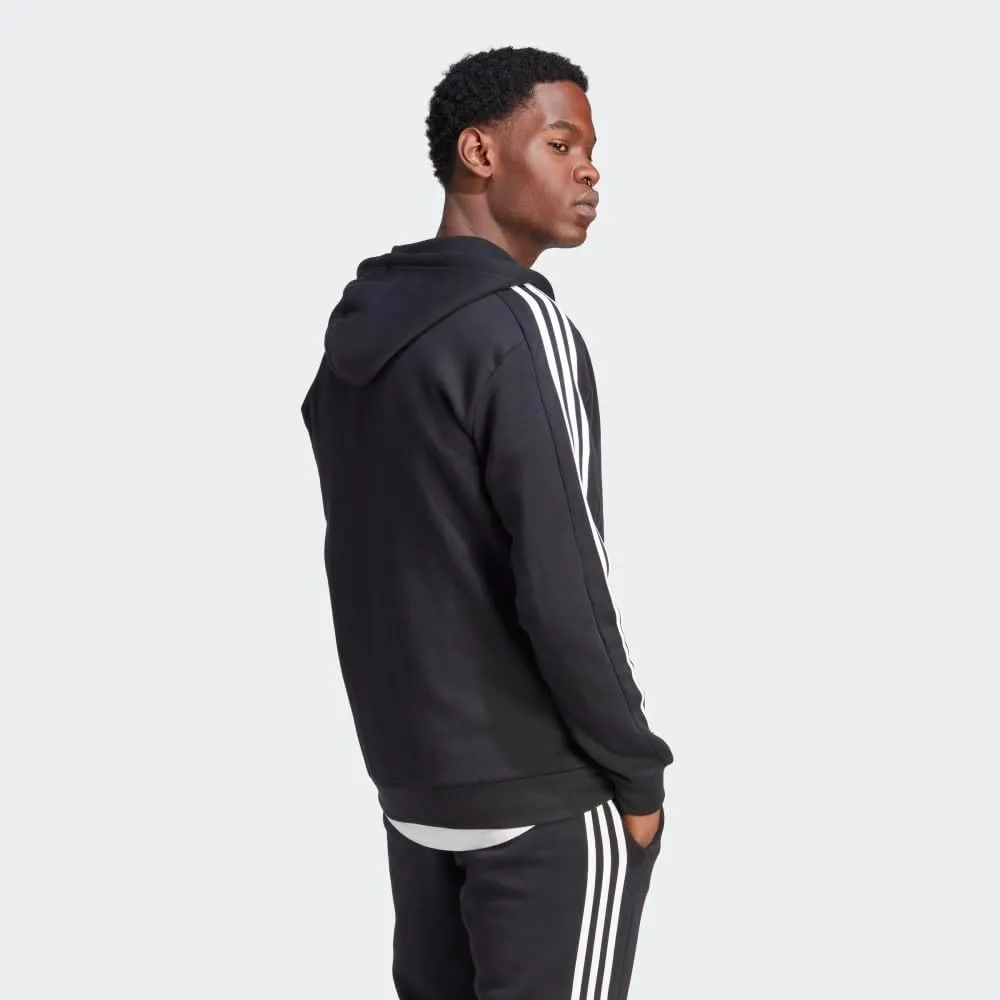 adidas Men's Essentials Fleece 3-Stripes Full-Zip