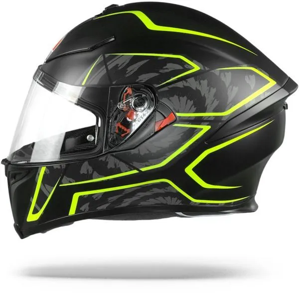 AGV K5 S TORNADO MATTE BLACK/YELLOW FLURO HELMET