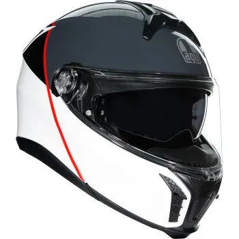 AGV Tourmodular Helmet Balance Graphic White/Gray/Red
