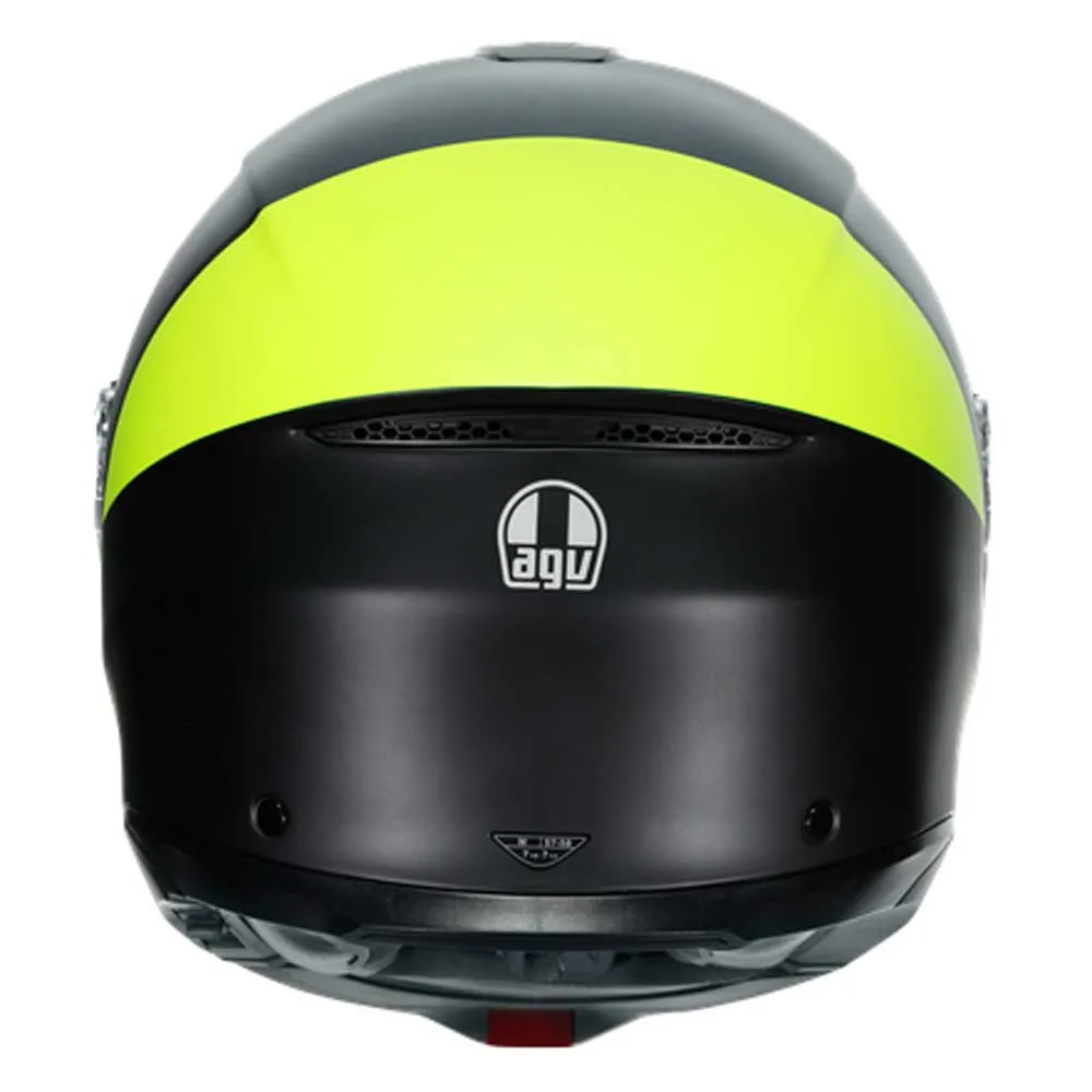 AGV Tourmodular Helmet Frequency Graphic Black/Yellow Fluo/Gray