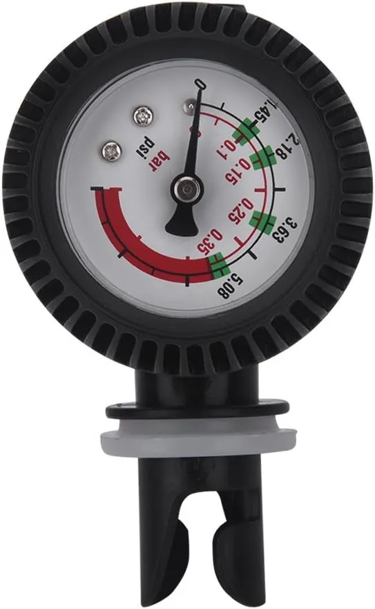 Air Pressure Nylon Inflatable Boat Barometer for 0 0.35 BAR 0 5.08 PSI Kayak Accessories