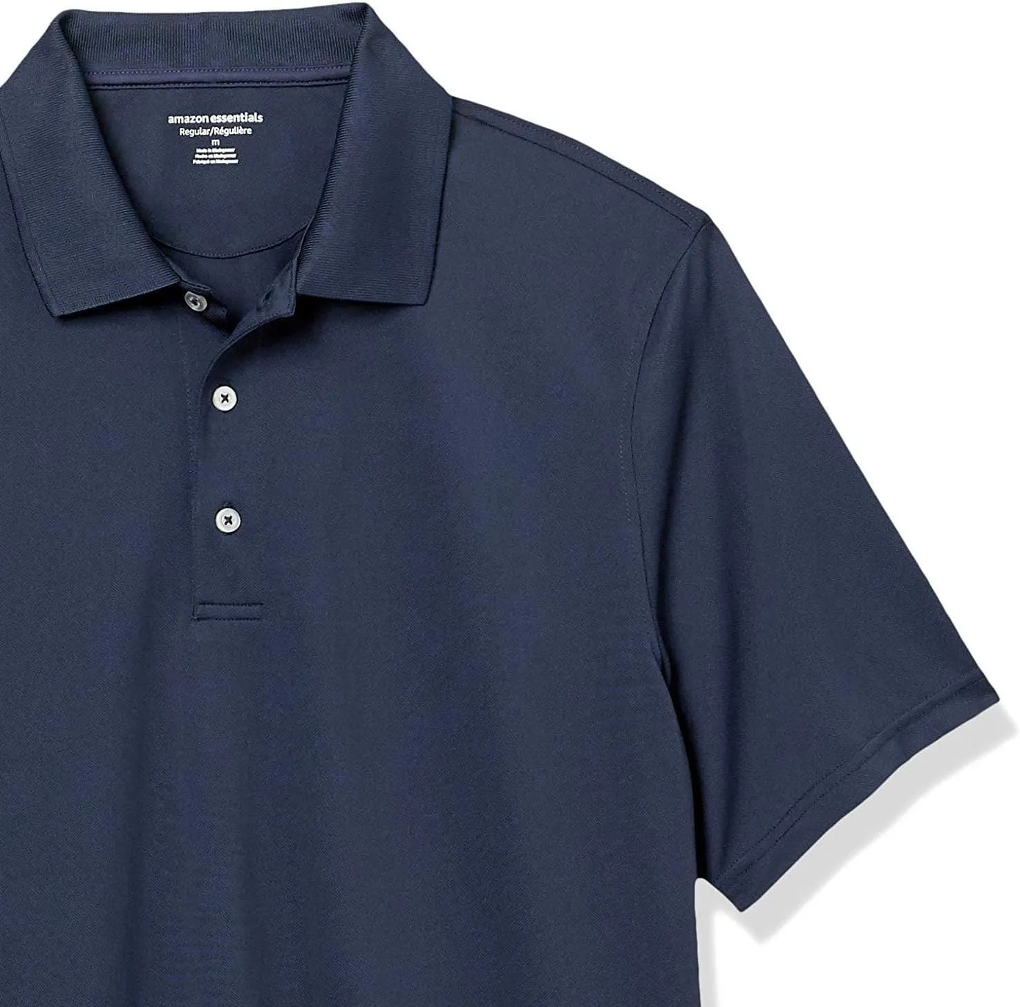 Amazon Essentials Men's Golf Polo Shirt, Moisture-Wicking Quick Dry, Short Sleeve