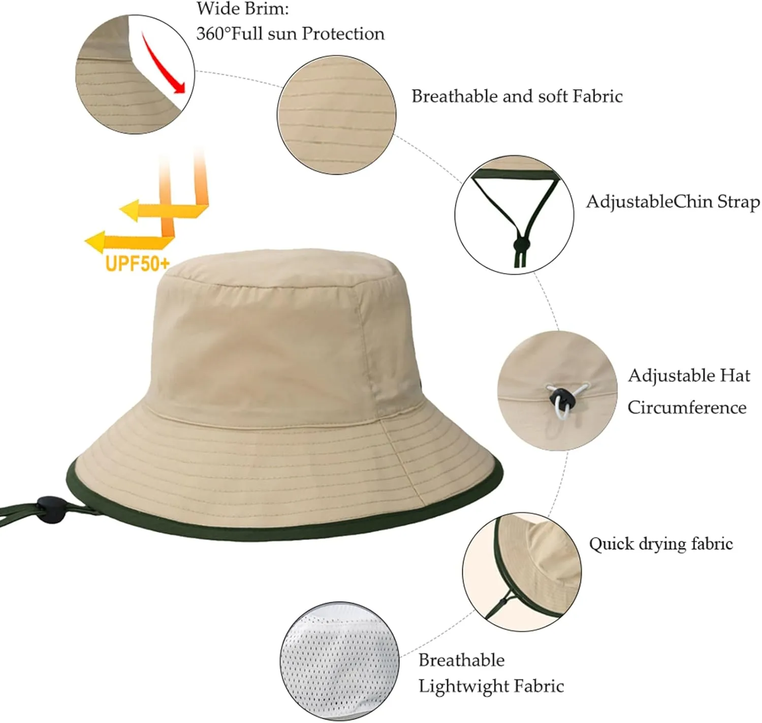 Baby Sun Hat for Boy Girl Toddler Summer Bucket Hat Kids Sun Protection Beach Hat Baby Swim Hats