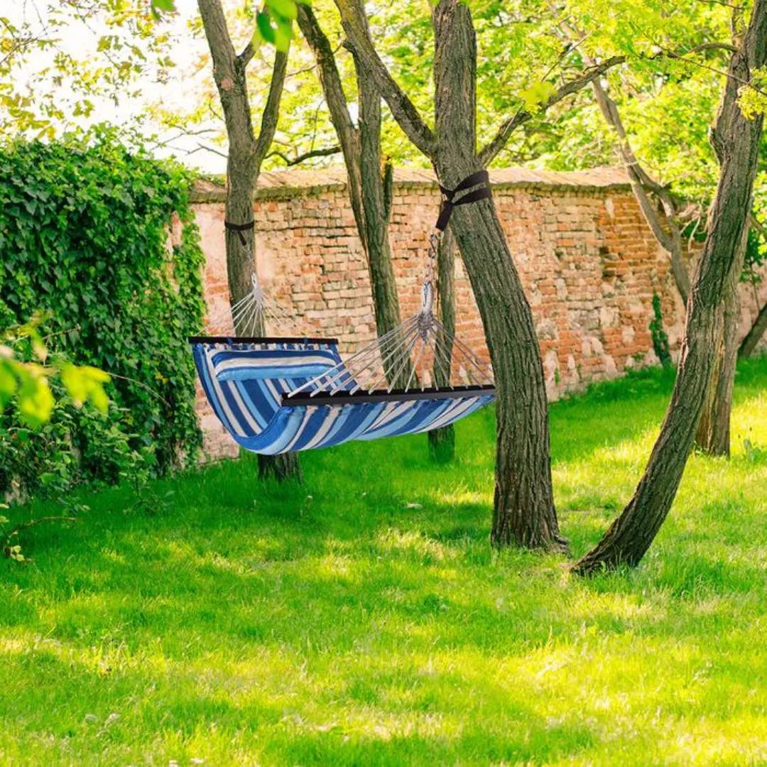 Bliss Hammock Oversized Caribbean Bedsize Hammock with Spreader Bars