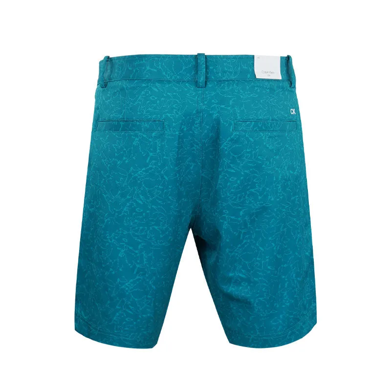 CALVIN KLEIN Printed Bullet Men's Shorts (Sea Green)