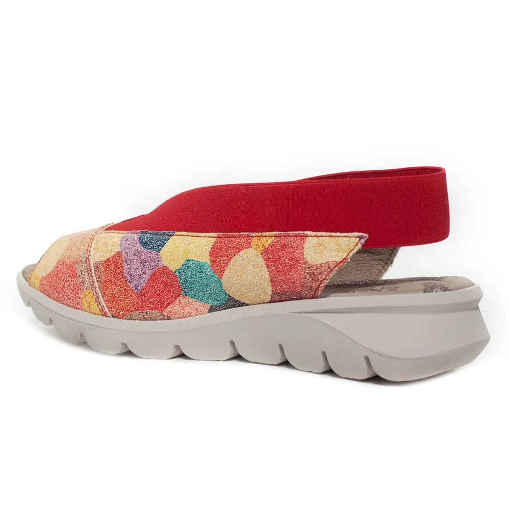 Cloud Footwear Women's Magnifique Cloche Sandals-Fire