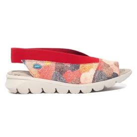 Cloud Footwear Women's Magnifique Cloche Sandals-Fire