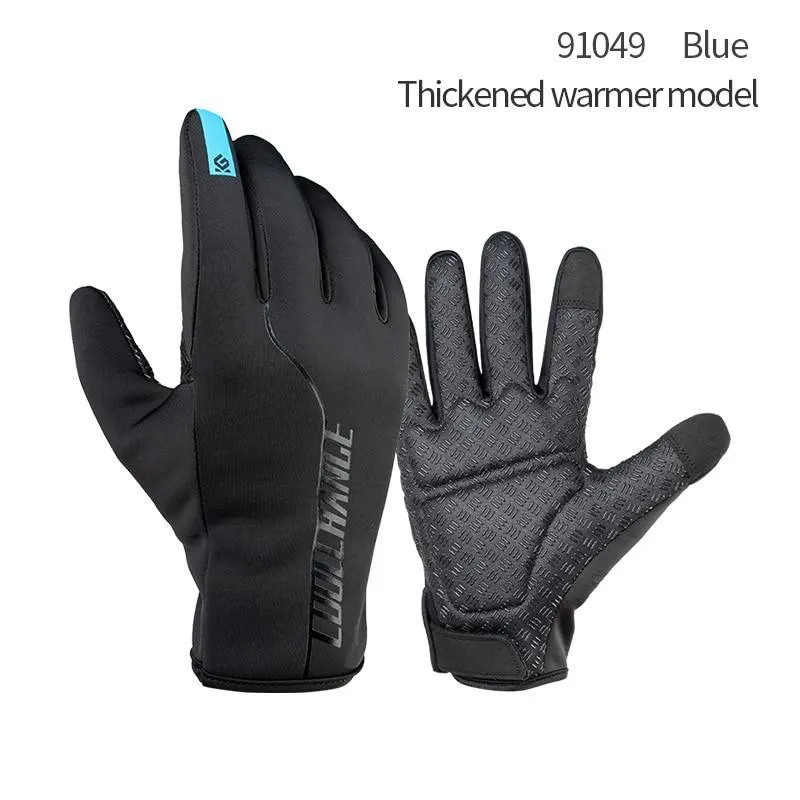 CoolChange Winter Cycling Thermal Windproof Full Finger Bike Gloves