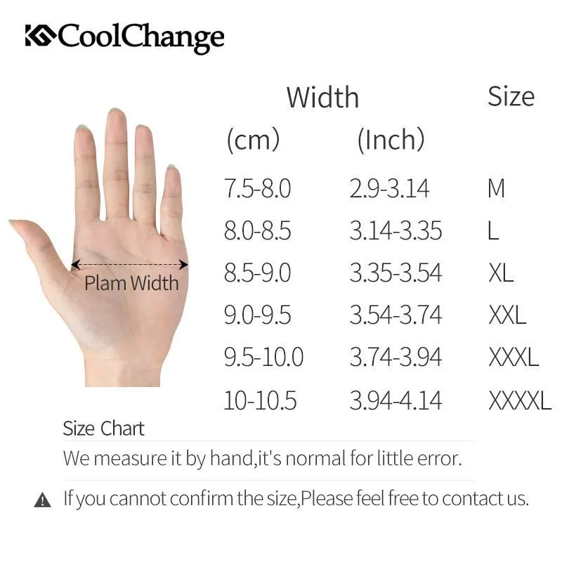 CoolChange Winter Cycling Thermal Windproof Full Finger Bike Gloves