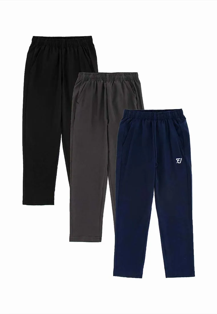 Forest Kids Unisex Stretchable Lightweight Dri-Fit Long Pants Kids l Seluar Panjang Budak Lelaki Perempuan - FK1008