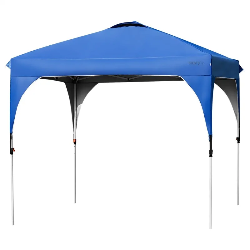GrandShoppersHub  10' x 10' Outdoor Pop-up Canopy Tent Height Adjustable with Roller Bag