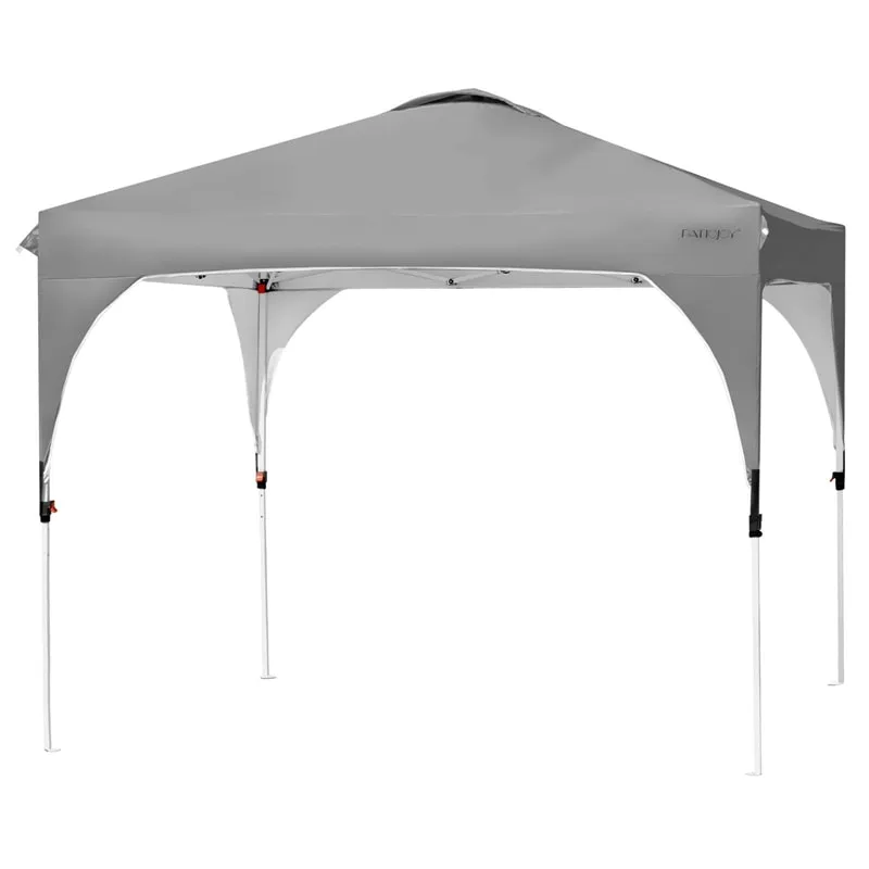 GrandShoppersHub  10' x 10' Outdoor Pop-up Canopy Tent Height Adjustable with Roller Bag