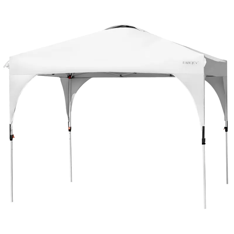 GrandShoppersHub  10' x 10' Outdoor Pop-up Canopy Tent Height Adjustable with Roller Bag