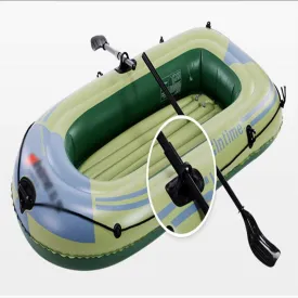 Kayak Rafts 2-4 Person Inflatable Boat Thickened Hovercraft Wear-Resisting Kayak Assault Rubber Boats Dinghies for Fishing and Other Entertainment (B 231 * 130cm)