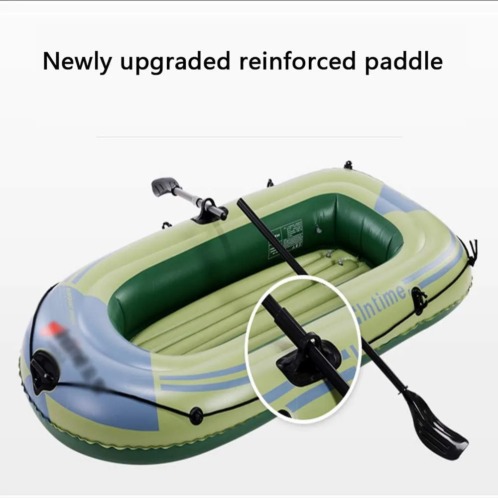Kayak Rafts 2-4 Person Inflatable Boat Thickened Hovercraft Wear-Resisting Kayak Assault Rubber Boats Dinghies for Fishing and Other Entertainment (B 231 * 130cm)