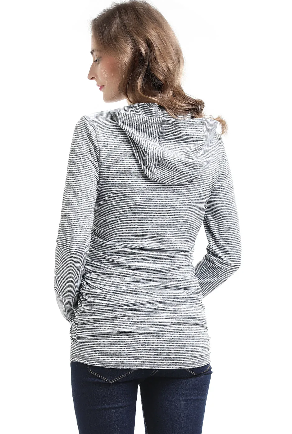 Kimi   Kai Maternity "Haven" Hooded Performance Yoga Jacket