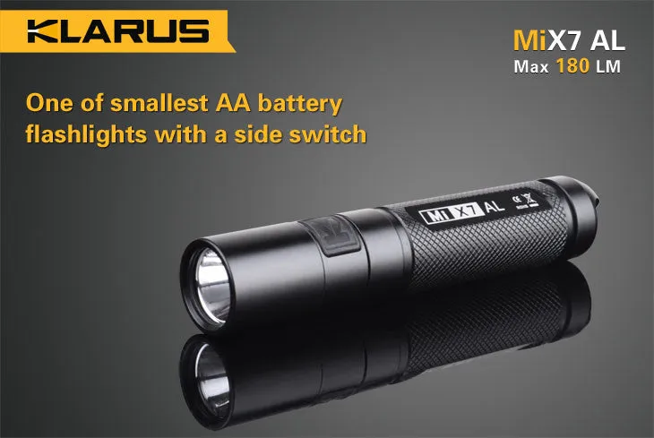 Klarus MiX7 AL CREE XP-G2 1A LED Flashlight 180 Lumen