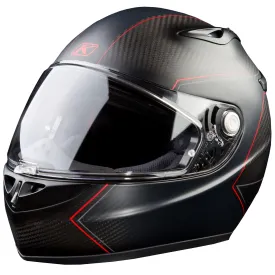 Klim K1R Raw Karbon Helmet Meridian Red