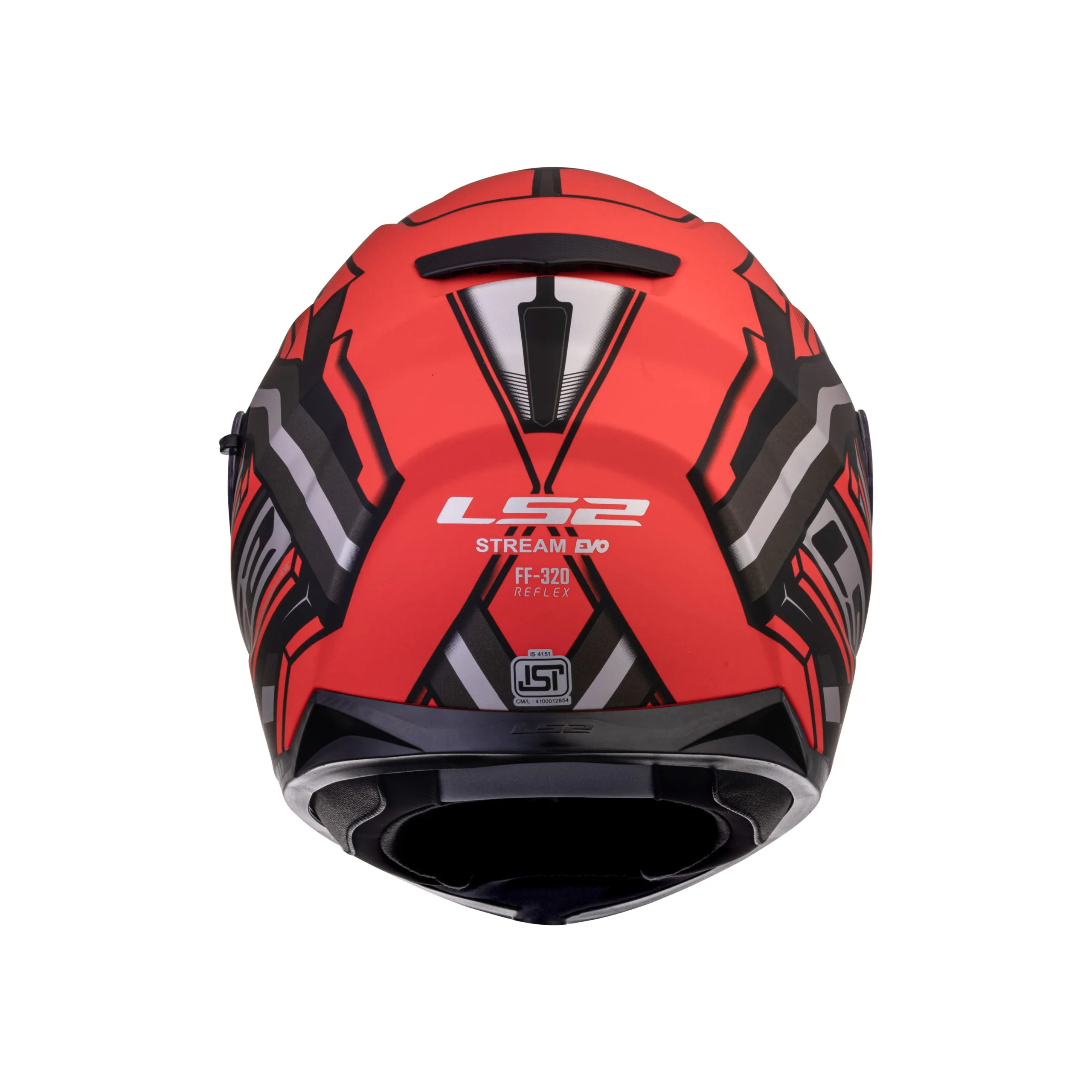 LS2 STREAM EVO REFLEX RED BLACK 7C