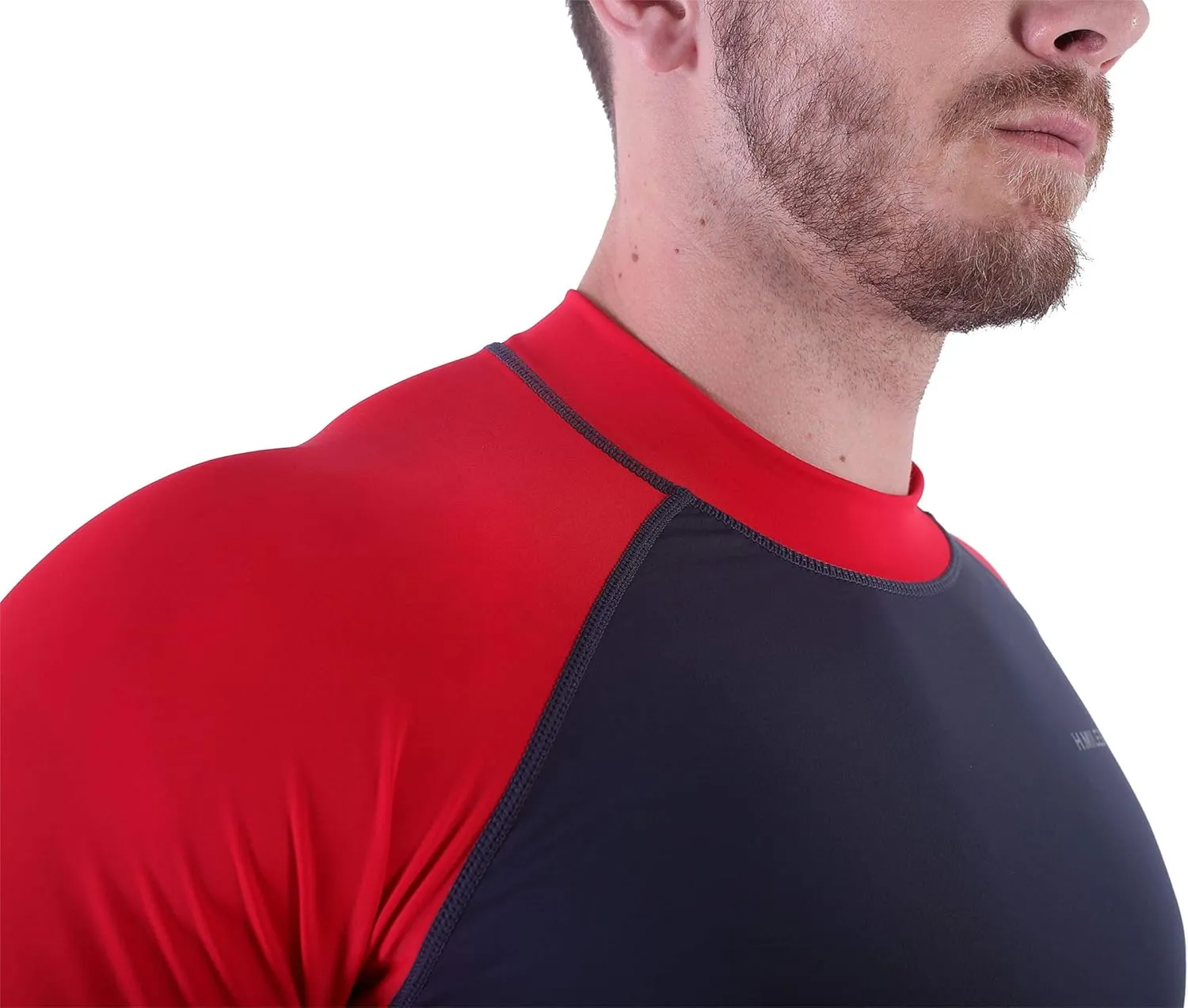 Men's Diving Rash Guard Swim Shirt Loose Fit Athletic Undershirt Quick Dry Surfing Tops UPF 50 