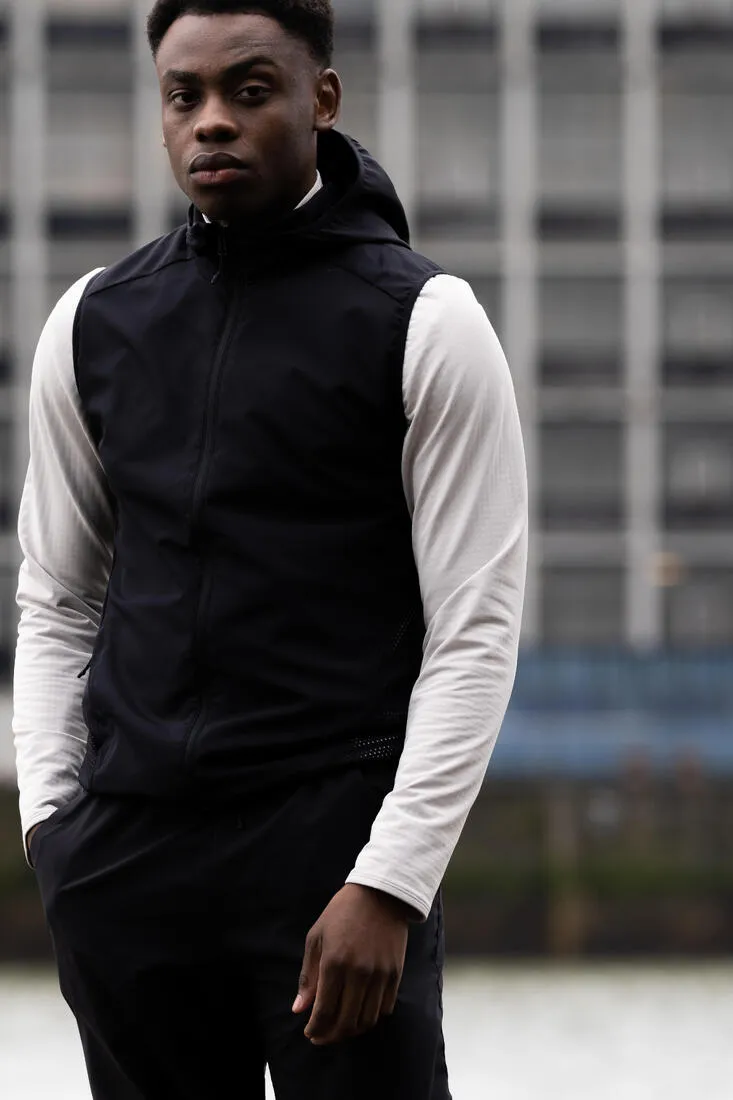 Men's Running Sleeveless Jacket Run Wind