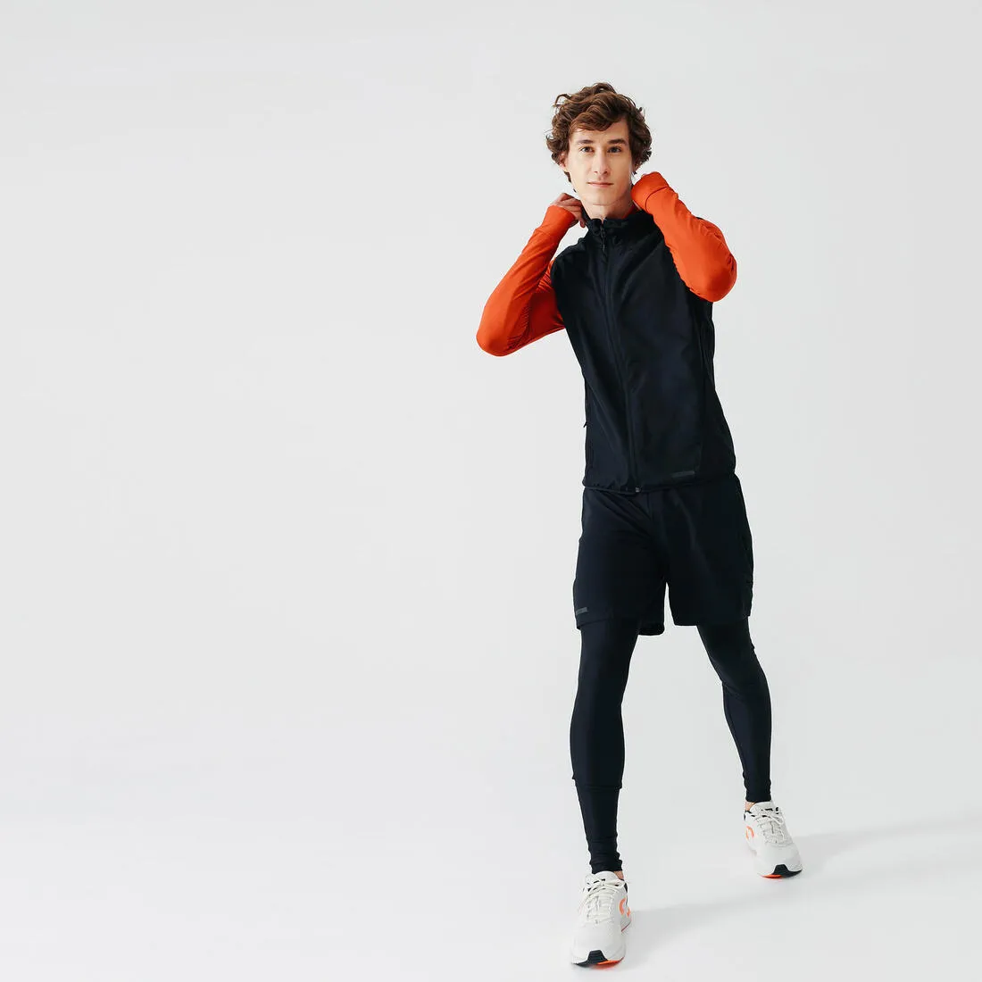 Men's Running Sleeveless Jacket Run Wind