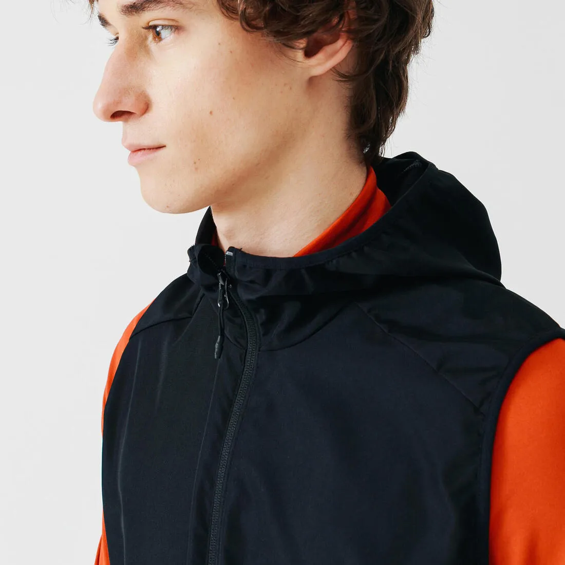 Men's Running Sleeveless Jacket Run Wind