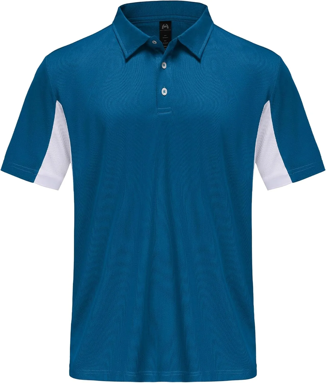 Mens Short Sleeve Golf Polo Shirts Dry Fit Moisture Wicking Performance Casual Sports Polo Shirts for Men