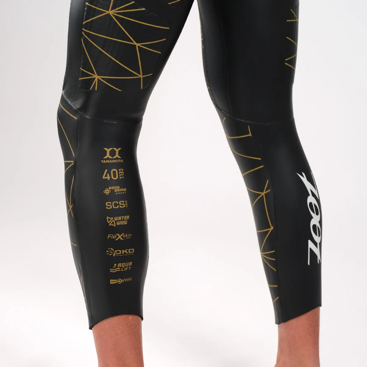 Mens Wikiwiki 3.0 Wetsuit - Gold