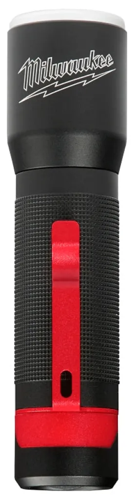 Milwaukee TRUEVIEW Series 2107 Focusing Flashlight, AAA Battery, LED Lamp, 325 Lumens Lumens, Flood, Spot Beam, Black :CD: QUANTITY: 1