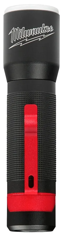 Milwaukee TRUEVIEW Series 2107 Focusing Flashlight, AAA Battery, LED Lamp, 325 Lumens Lumens, Flood, Spot Beam, Black :CD: QUANTITY: 1