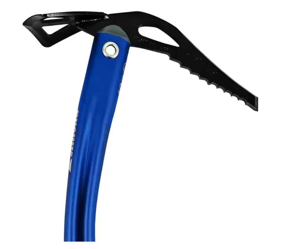 Mountaineering ice axe - fox carving