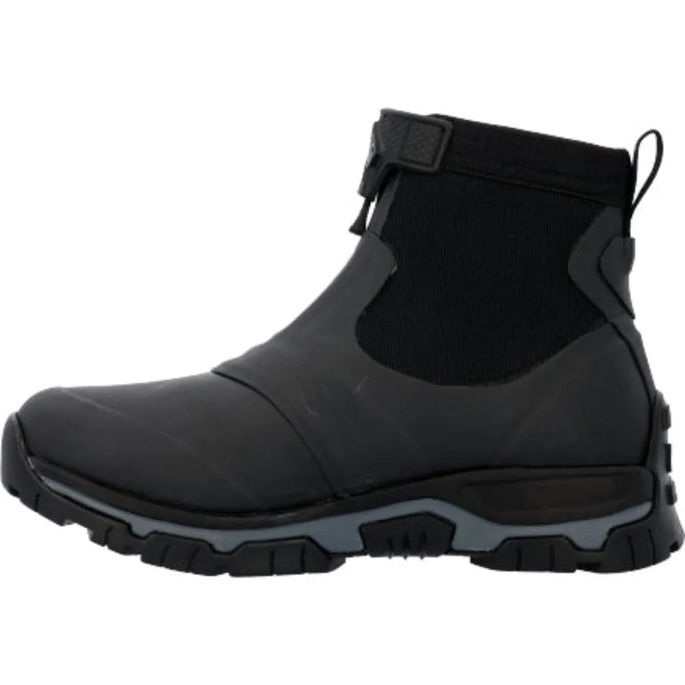 Muck Apex Men's Mid Zip Ankle Boots Axmz000 In Black