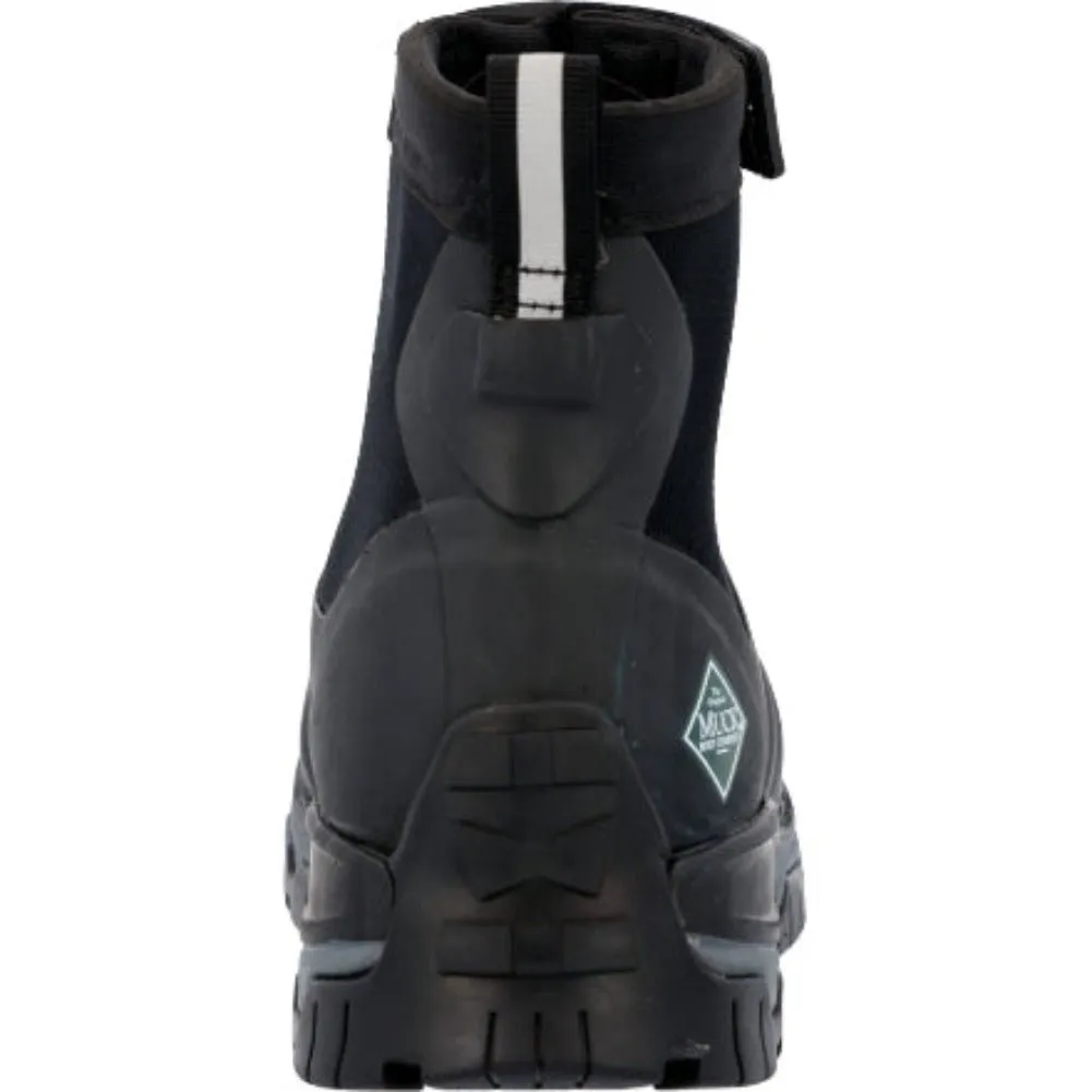 Muck Apex Men's Mid Zip Ankle Boots Axmz000 In Black
