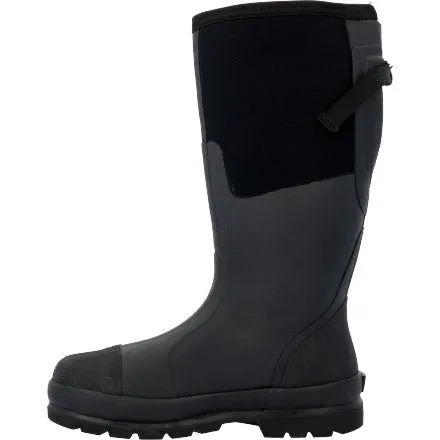Muck Chore Classic Men's Steel Toe Wide Calf Boots Mcxfstl In Black