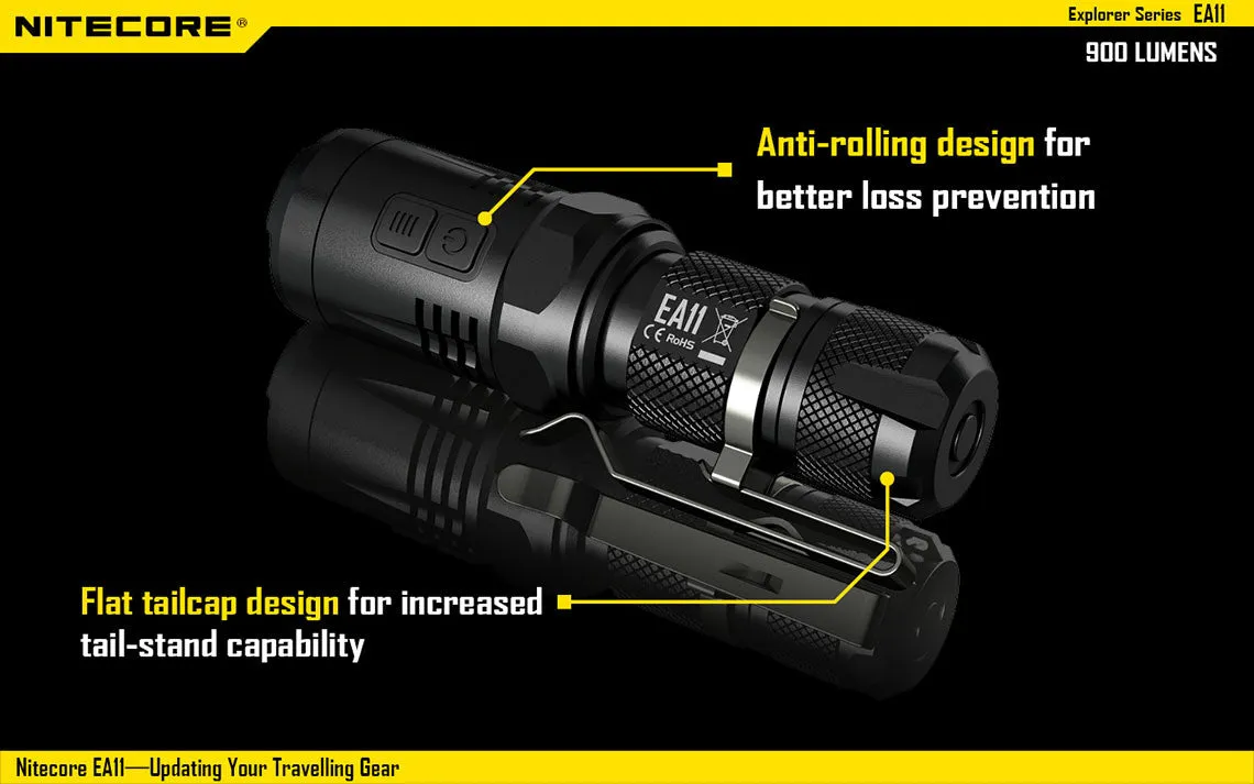 Nitecore EA11 900 Lumens LED Flashlight