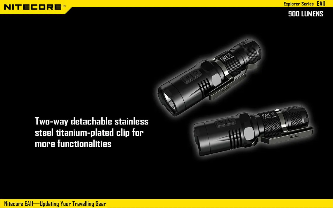 Nitecore EA11 900 Lumens LED Flashlight