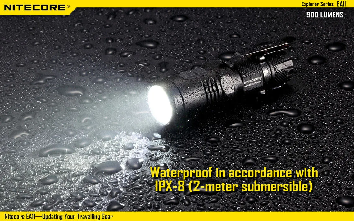 Nitecore EA11 900 Lumens LED Flashlight