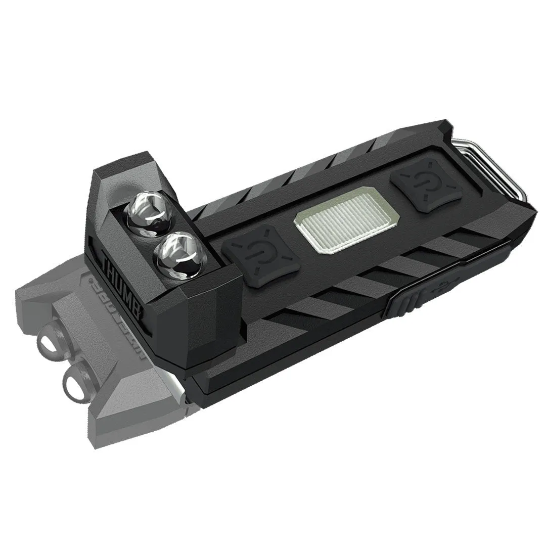 Nitecore THUMB Clip-On/Tiltable Keychain Light (85 Lumens | Rechargeable)