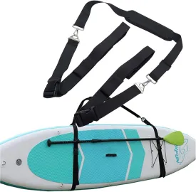 Paddleboard Carrier Strap  Adjustable Heavy-Duty SUP,Kayak,and Surfboard Shoulder Strap with Metal Accessories & Drawstring Bag